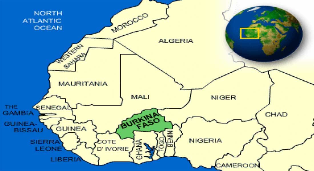 burkina carte