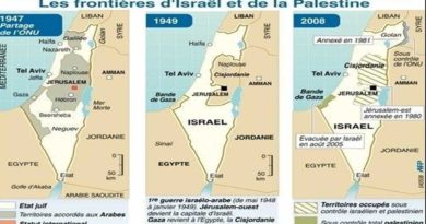 carte palestine