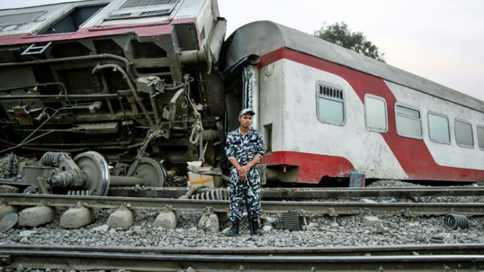 accident train egypte