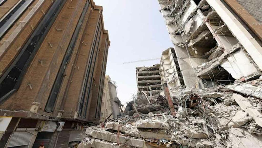 Effondrement immeuble Iran